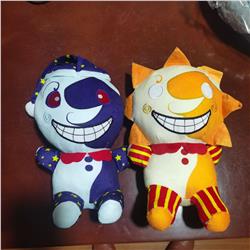 Sundrop fnaf moondrop anime plush doll 25cm 2pcs a set