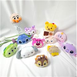 anime plush velcro bag 8cm