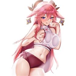 Genshin Impact anime car sticker 13cm