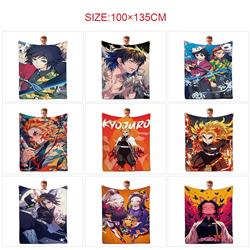 Demon slayer kimets anime Blanket 100*135cm