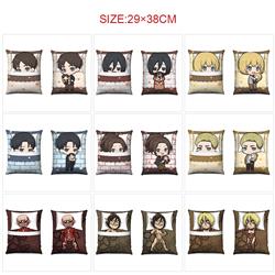 Attack on Titan anime cushion 29*38cm