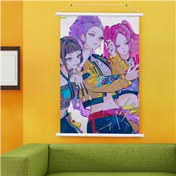 Kpop demon hunters anime wallscroll 60*90cm