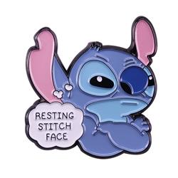 stitch anime pin