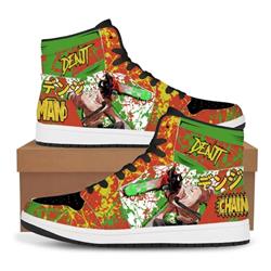 chainsaw man anime sneakers shoe US men size 6-15,women size 5-12