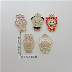 Labubu anime pendant 10pcs a set