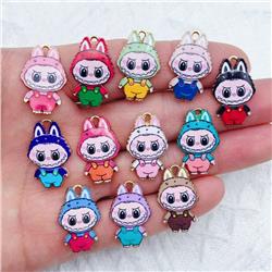 Labubu anime pendant 10pcs a set