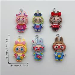 Labubu anime pendant 10pcs a set