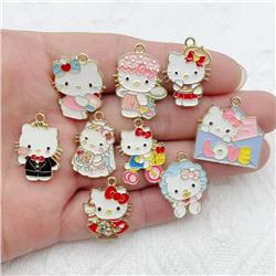 hello kitty anime pendant 10pcs a set