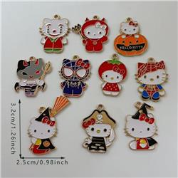 hello kitty anime pendant 10pcs a set