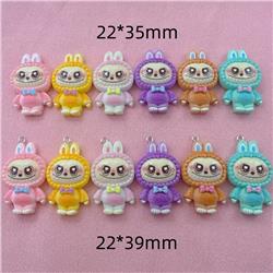 Labubu anime pendant 10pcs a set