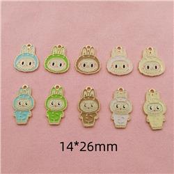 Labubu anime pendant 10pcs a set