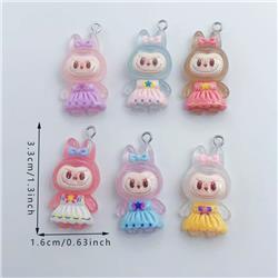 Labubu anime pendant 10pcs a set