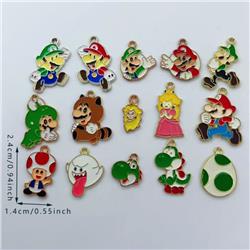 Super Mario anime pendant 10pcs a set