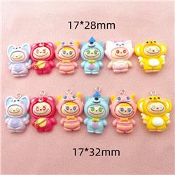 Labubu anime pendant 10pcs a set