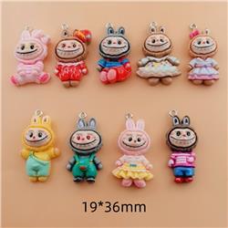 Labubu anime pendant 10pcs a set