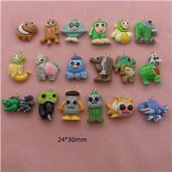 tungtungsahur anime pendant 10pcs a set