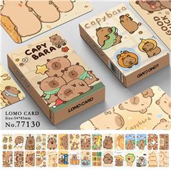 Capybara anime lomo cards 30 pcs a set