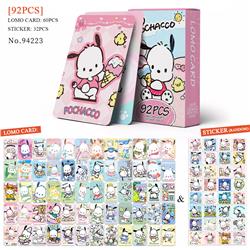 Kuromi anime lomo cards 92 pcs a set