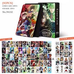 Black Clover anime lomo cards 92pcs a set