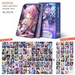 Honkai: Star Rail anime lomo cards 92 pcs a set