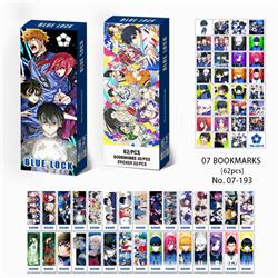 Blue Lock anime bookmark 62pcs a set