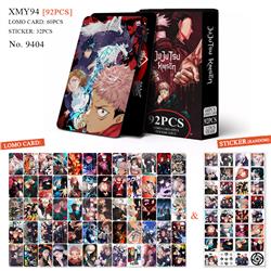 Jujutsu Kaisen anime lomo cards 92pcs a set