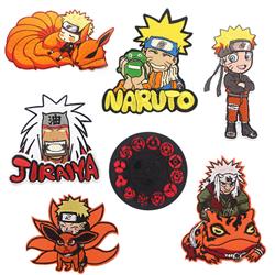 Naruto anime embroidered fabric patch 10pcs a set