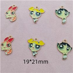 The Powerpuff Girls anime pendant 10pcs a set