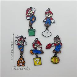 Super Mario anime pendant 10pcs a set
