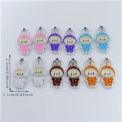 Labubu anime pendant 10pcs a set