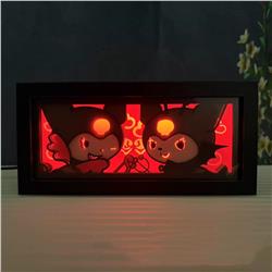 Kuromi anime light lamp RGB remote control
