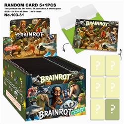 tungtungsahur anime lomo cards 24pcs a set