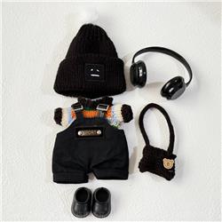 Labubu anime 17cm doll change clothes