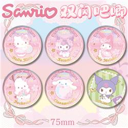 Kuromi anime pin 75mm