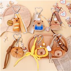 Capybara anime keychain