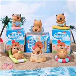 Capybara anime figure 4.5*5cm 6pcs a set