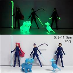 Kpop demon hunters anime figure 5.3-11.5cm 5pcs a set