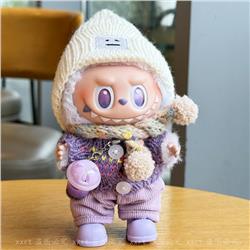 Labubu anime 17cm doll change clothes (only clothes)