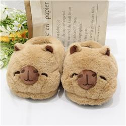 Capybara anime plush slippers ( one size 35-43 )