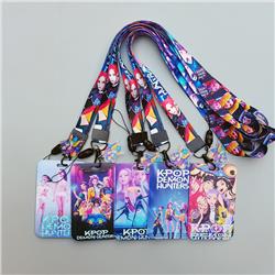 Kpop demon hunters anime lanyard phonestrap7*11cm price for 10 pcs