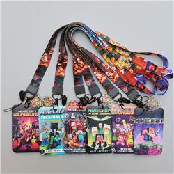 Minecraft anime lanyard phonestrap7*11cm price for 10 pcs