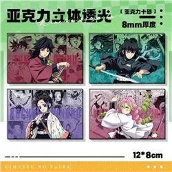 Demon slayer kimets anime standing plate 12*8cm
