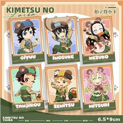Demon slayer kimets anime card 10 pcs a set