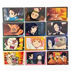 Demon slayer kimets anime pin 80*53mm 12 pcs a set