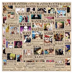 One Piece anime waterproof stickers 50pcs a set