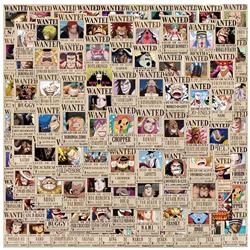 One Piece anime waterproof stickers 100pcs a set