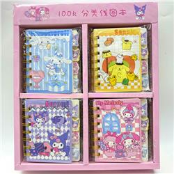 Kuromi anime notebook 24 pcs a set