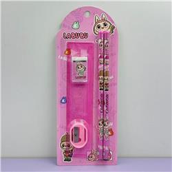 Labubu anime pencil set 24 pcs a set