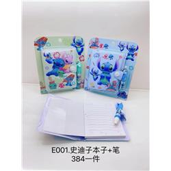 stitch anime notebook 16 pcs a set