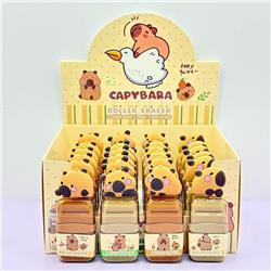 Capybara anime eraser 24 pcs a set